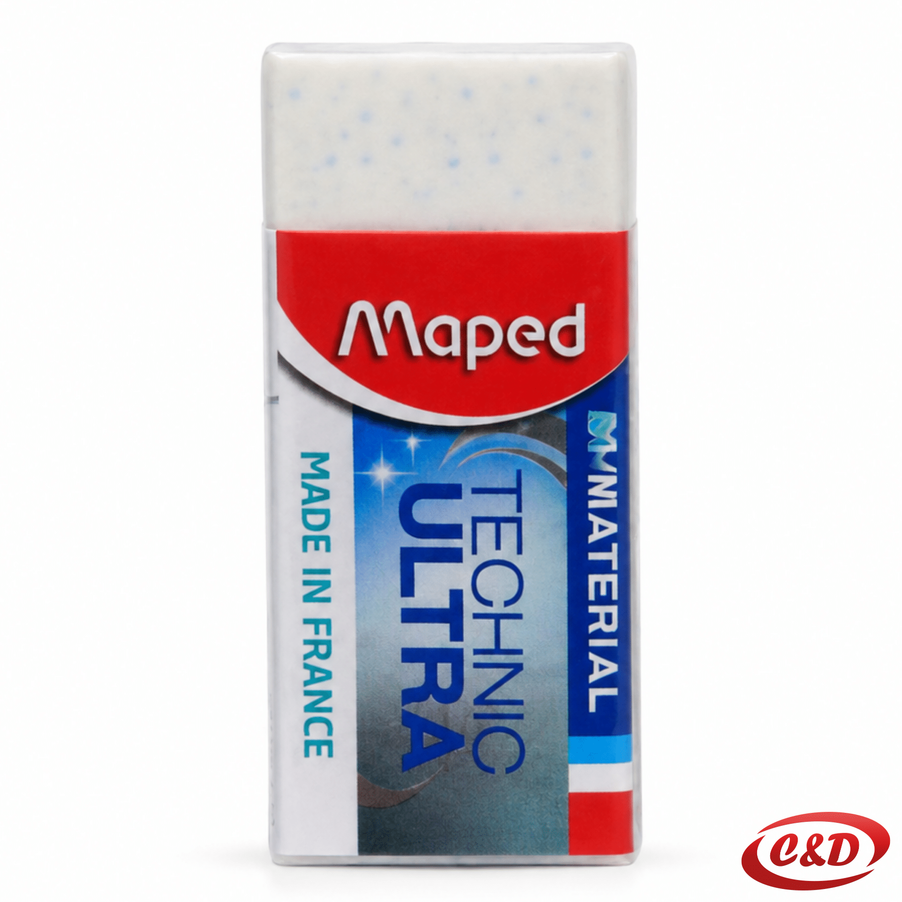 Maped Technic Ultra bijela gumica za brisanje s Dust-Free tehnologijom dimenzija 4 × 2 × 1 cm