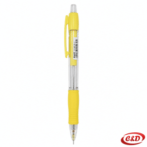 Pilot Super Grip tehnička olovka 0,5 mm u žutoj boji sa Sliding Sleeve mehanizmom