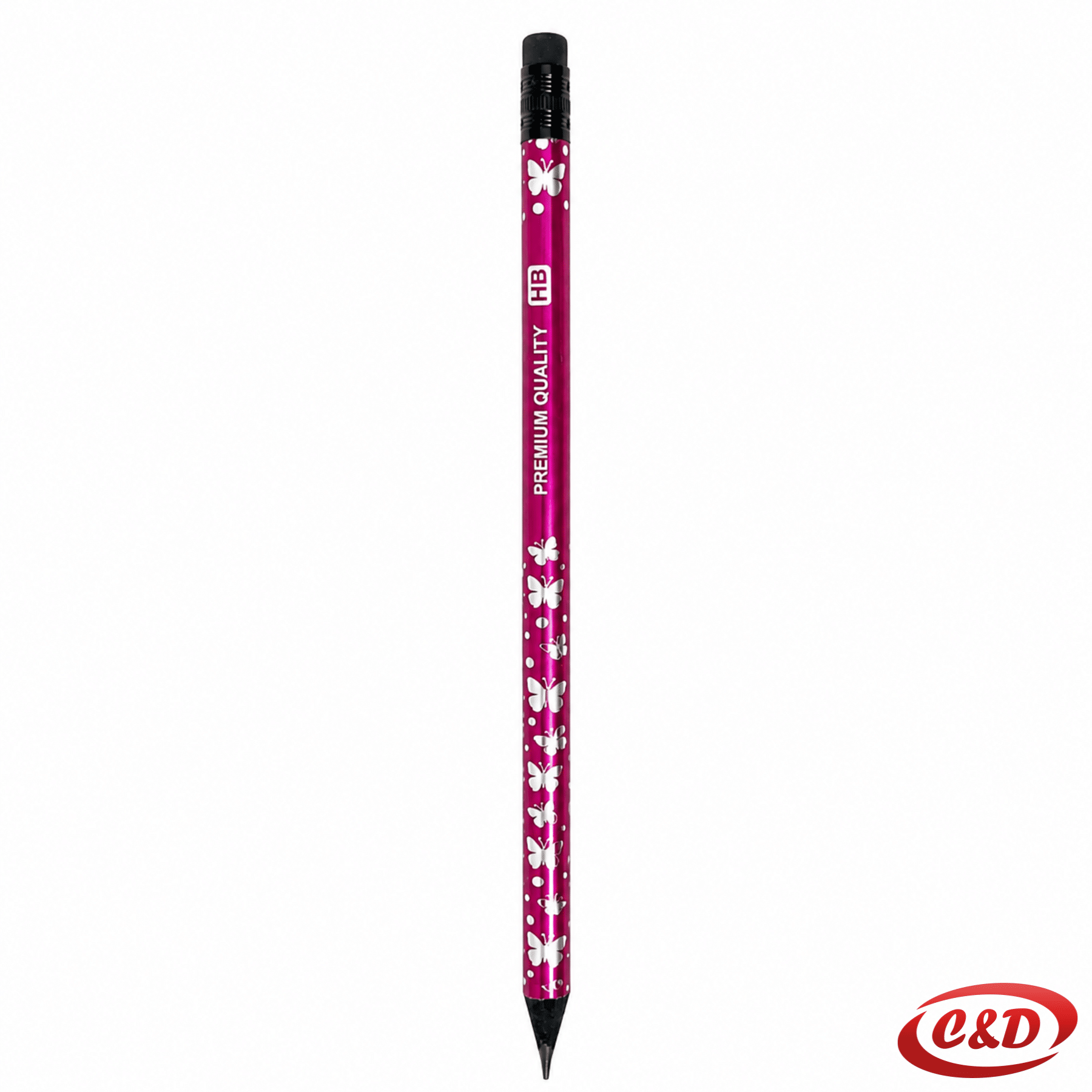 Uni Line Premium Quality UNL-0941 roza i srebrna grafitna olovka s gumicom