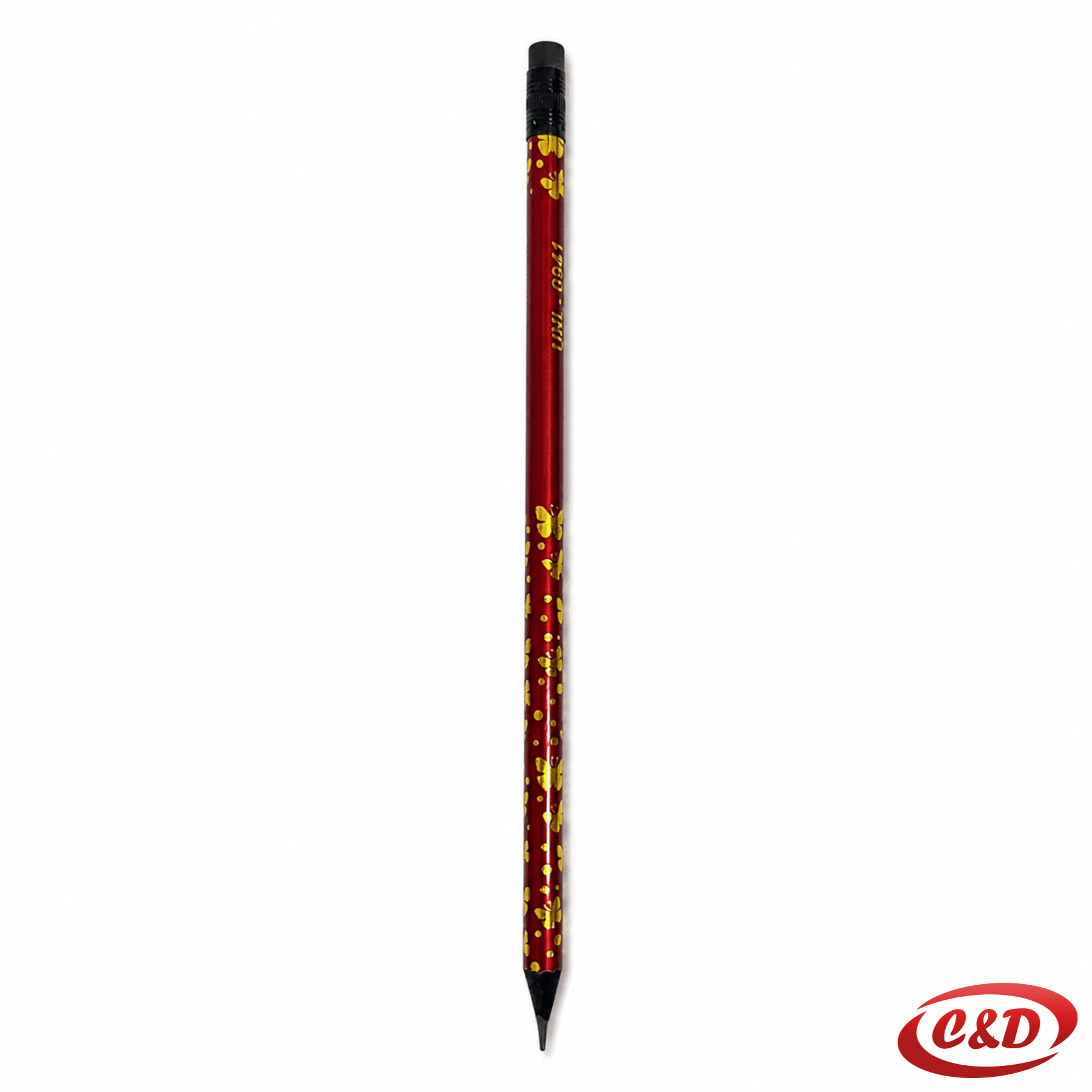 Uni Line Premium Quality UNL-0941 crvena i zlatna grafitna olovka s gumicom