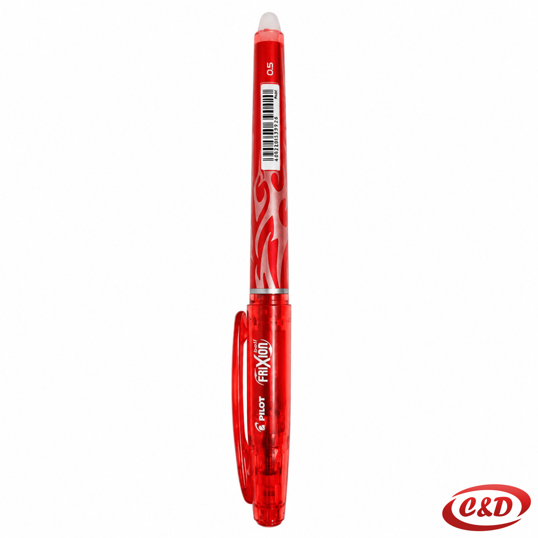 Pilot FriXion Point Clicker 0.5 crvena izbrisiva gel olovka s crvenom tintom