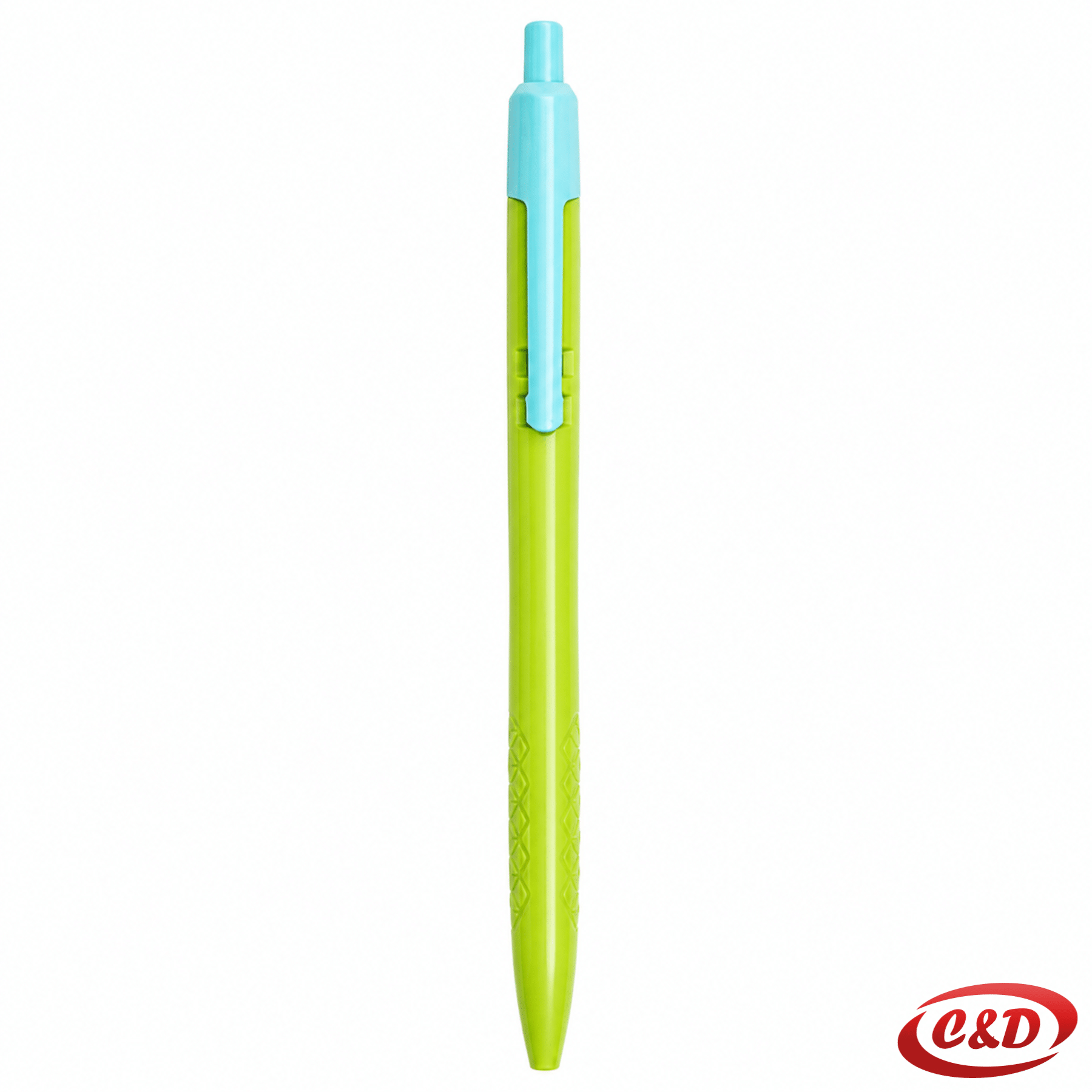 Deli Arrow EQ02736 kemijska olovka zelene i plave boje s plavom tintom