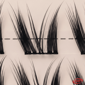Crne 6D Natural Eyelash 037 umjetne trepavice 10 mm, 18 komada
