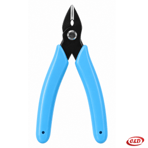 Plavo-crne metalne makaze za rezanje tipsi i dekoracija 13 × 3 cm