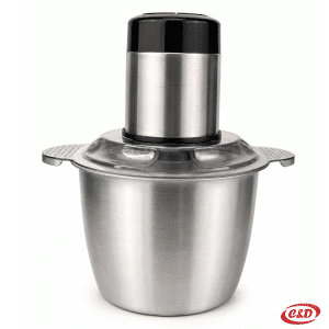 Električna inox sjeckalica 3 L s posudom promjera 18 cm