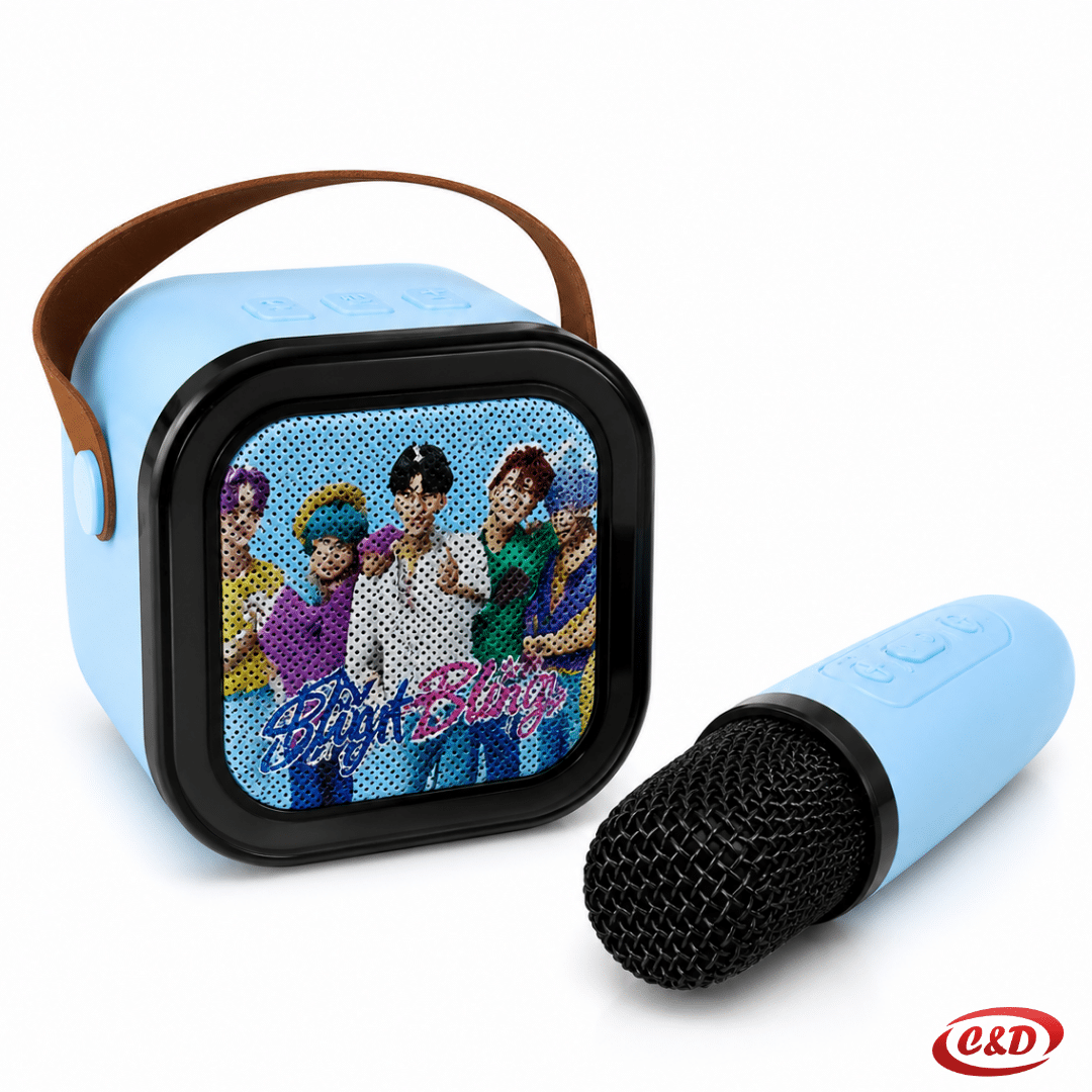 Bežični karaoke zvučnik QL-166 s mikrofonom Bluetooth RGB 5 W