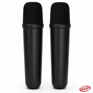 Crni bežični karaoke zvučnik KMS-197 sa mikrofonom Bluetooth RGB 5 W