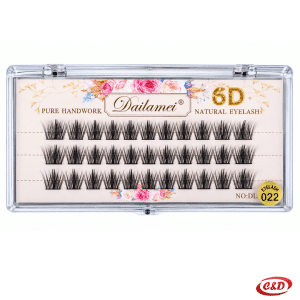 Crne 6D Natural Eyelash 023 umjetne trepavice 10 mm, 36 komada