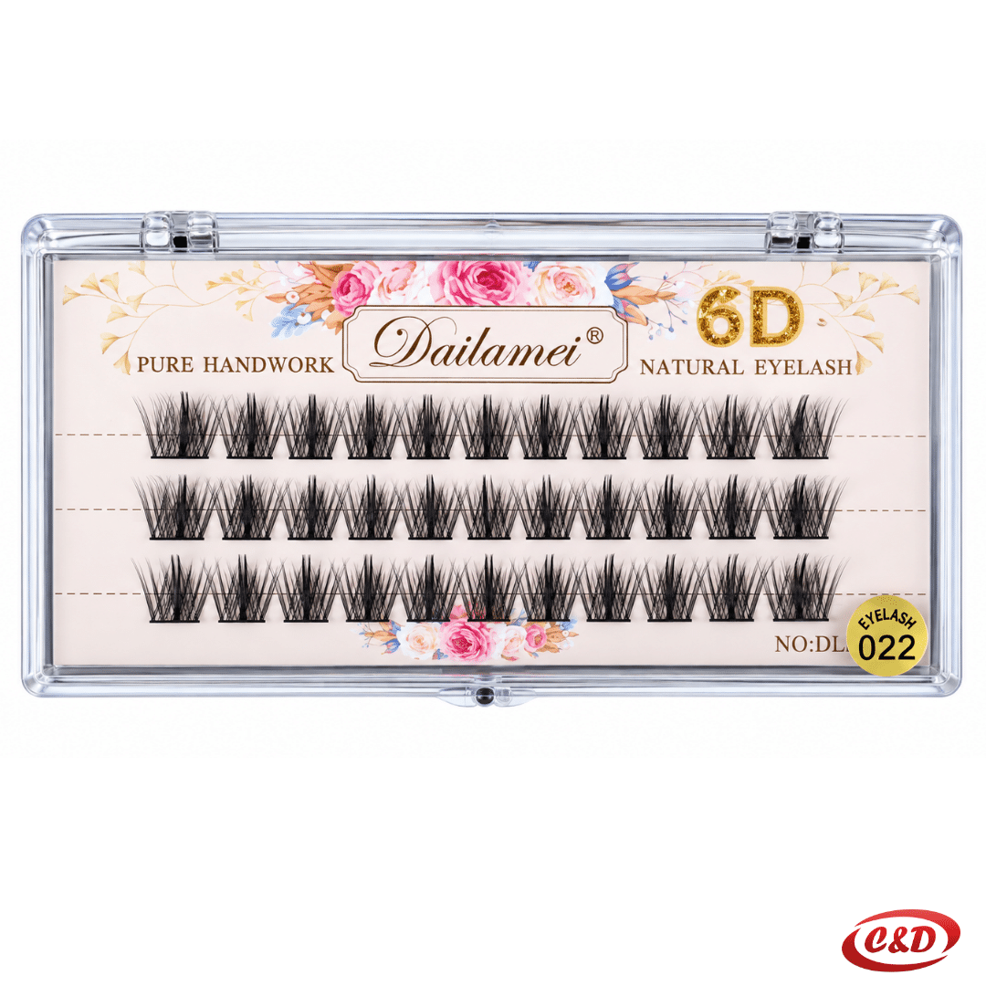 Crne 6D Natural Eyelash 023 umjetne trepavice 10 mm, 36 komada