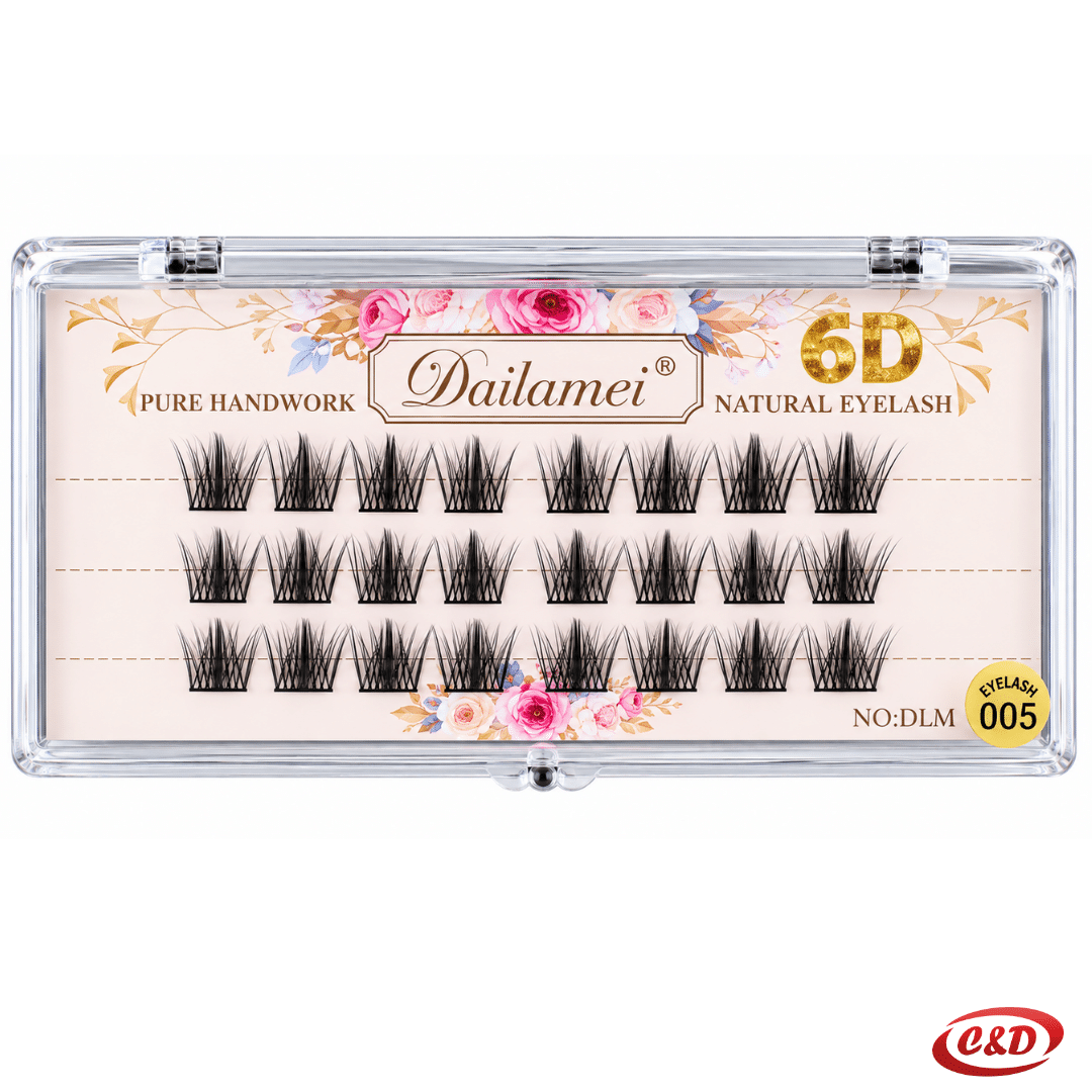 Crne 6D Natural Eyelash 005 umjetne trepavice 10 mm prirodnog izgleda