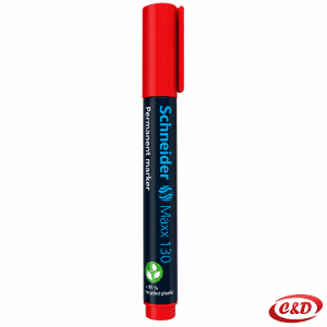 Schneider Maxx 130 crveni permanentni marker s vrhom 1–3 mm