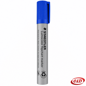 Staedtler Lumocolor 356 plavi flipchart marker s DRY SAFE tehnologijom