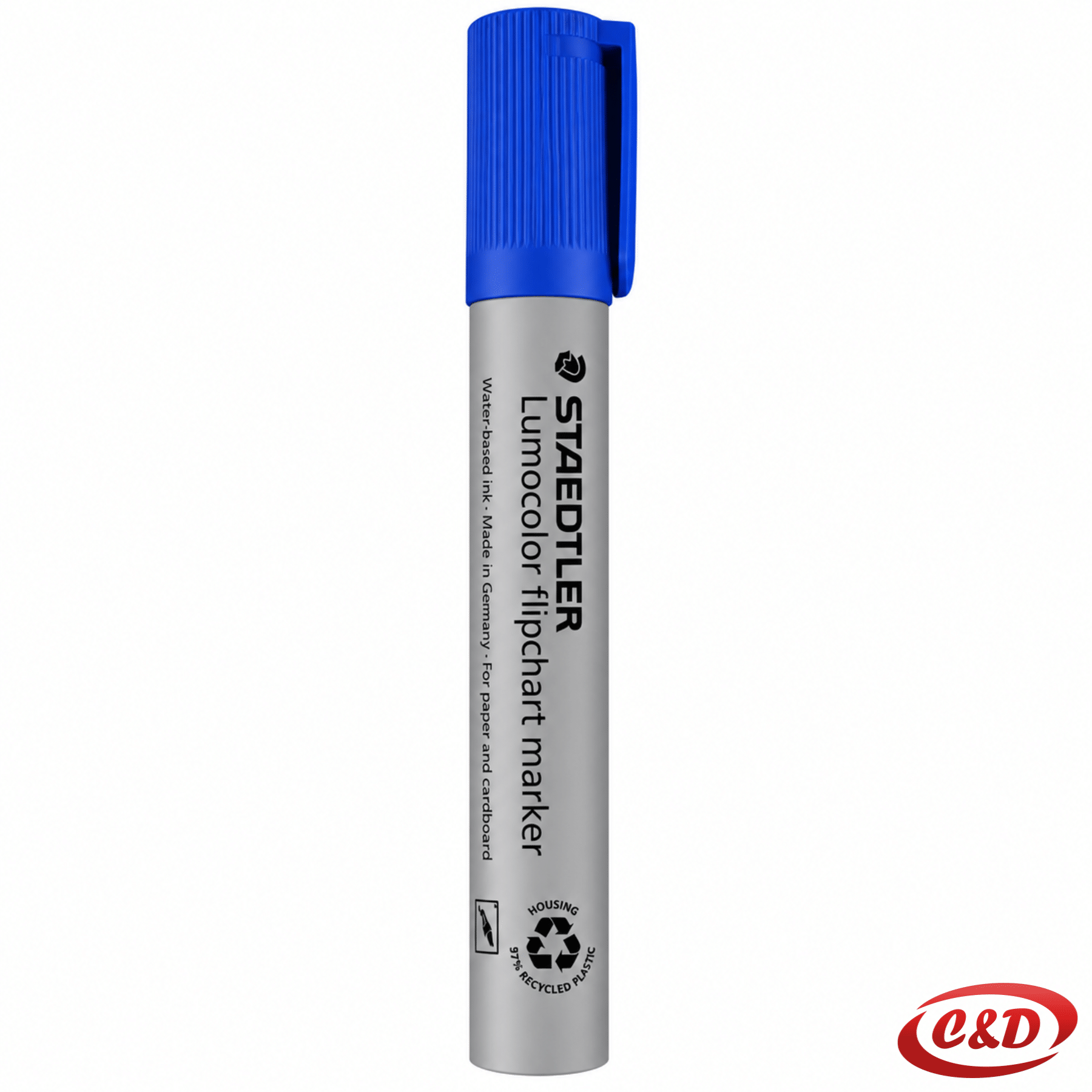 Staedtler Lumocolor 356 plavi flipchart marker s DRY SAFE tehnologijom