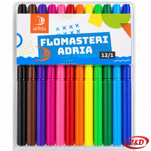 Adria flomasteri 12/1 u živopisnim bojama