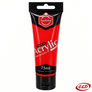 KeepSmiling crvena akrilna boja 75 ml u plastičnoj tubi
