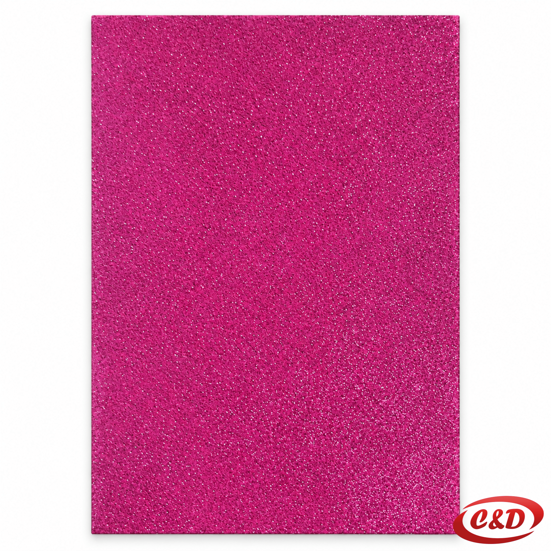 Roza EVA pjena sa šljokicama dimenzija 30 × 20 cm