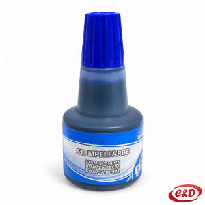 TipTop Office plava boja za pečat u plastičnoj bočici od 30 ml