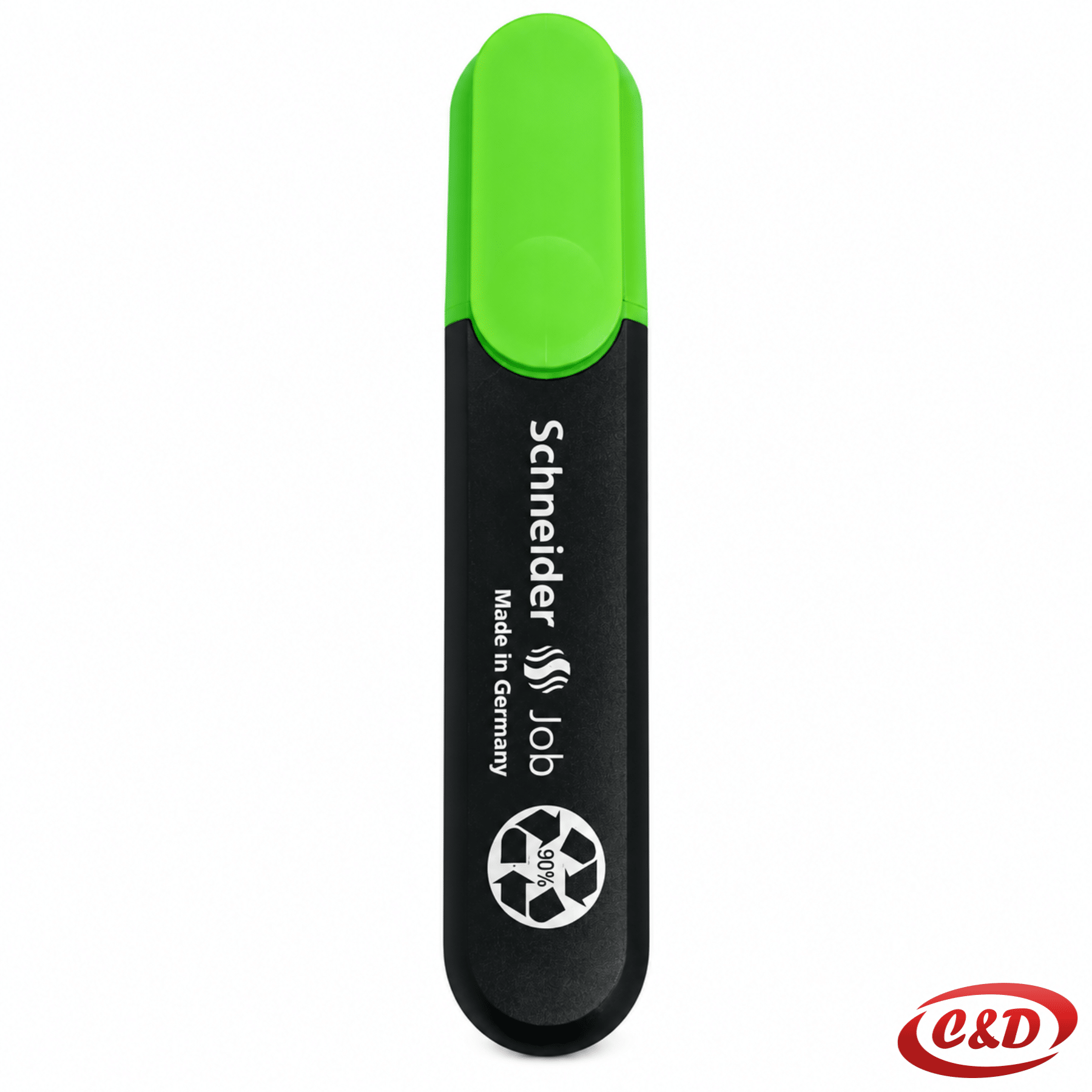 Schneider Job tekst marker tirkizno zelene boje s kosim vrhom širine ispisa 1–5 mm