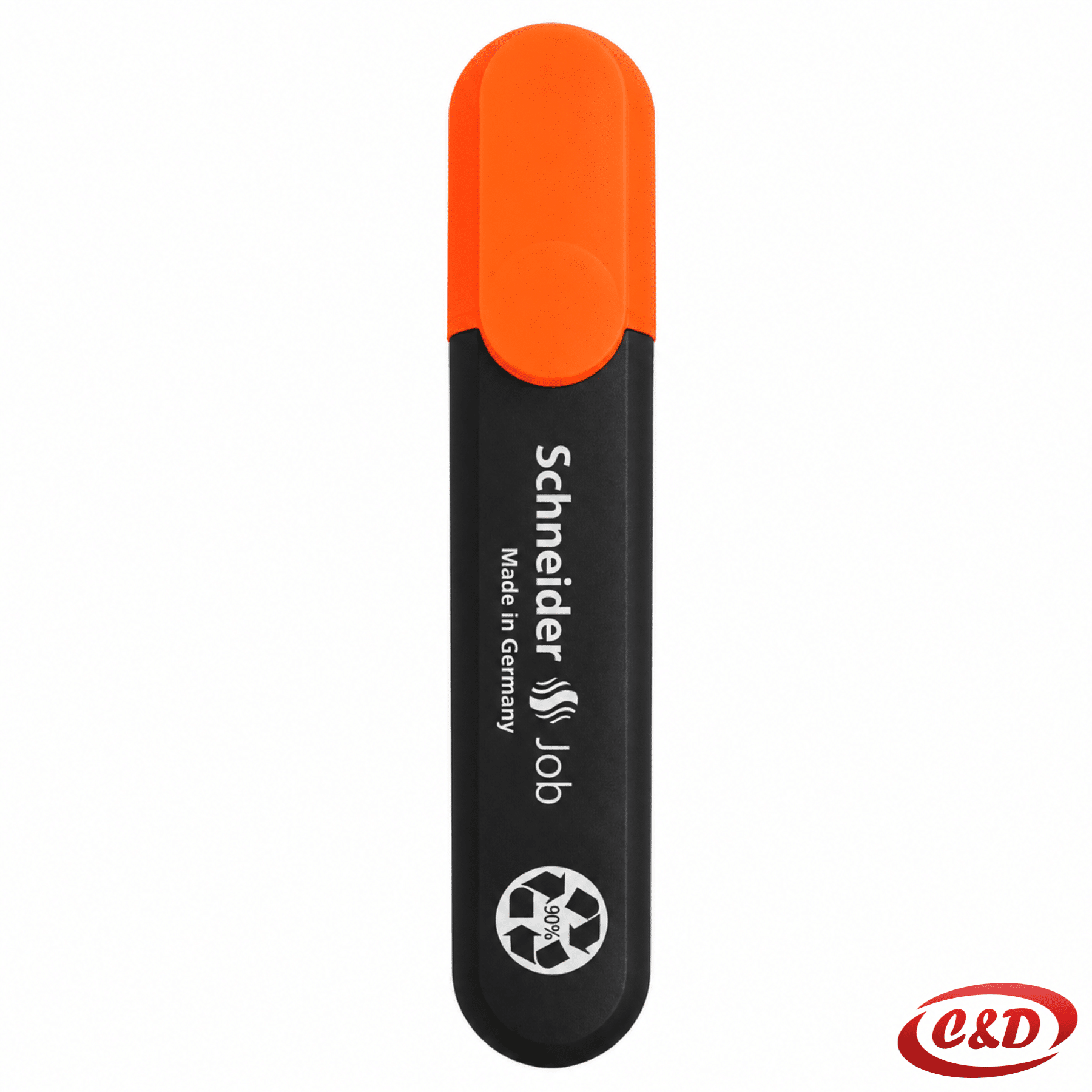 Schneider Job tekst marker tirkizno narančaste boje s kosim vrhom širine ispisa 1–5 mm