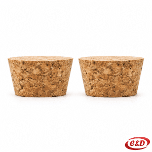 Smeđi pluteni čepovi set 2/1, promjera 4,5 cm i visine 2,5 cm