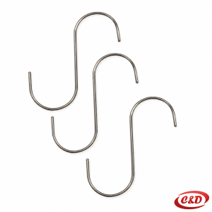 Inox S kuke za meso 14 cm set 10 komada