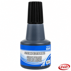 TipTop Office plava boja za pečat u plastičnoj bočici od 30 ml