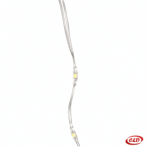 Toplo bijele LED lampice mravi na savitljivoj bijeloj žici
