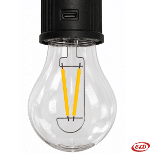 LED lampa za kampiranje YX-C01 s USB-C punjenjem i kukom za vješanje