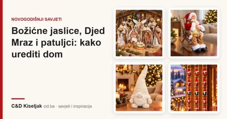 Božićne jaslice, Djed Mraz i patuljci: kako urediti dom