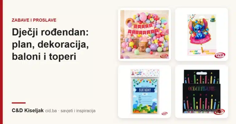 Dječji rođendan: plan, dekoracija, baloni i toperi