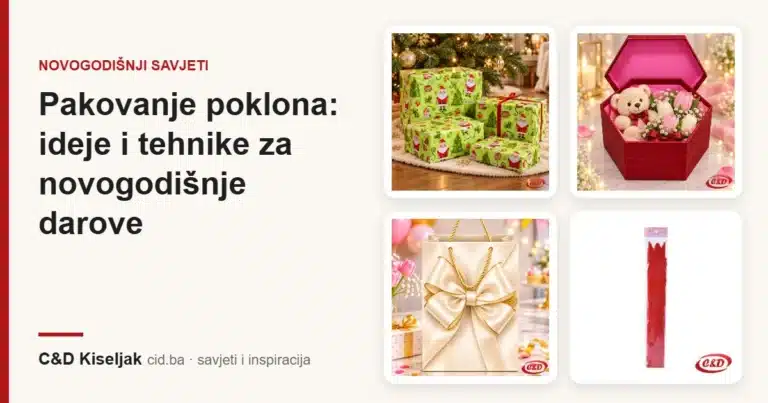 Pakovanje poklona: ideje i tehnike za novogodišnje darove