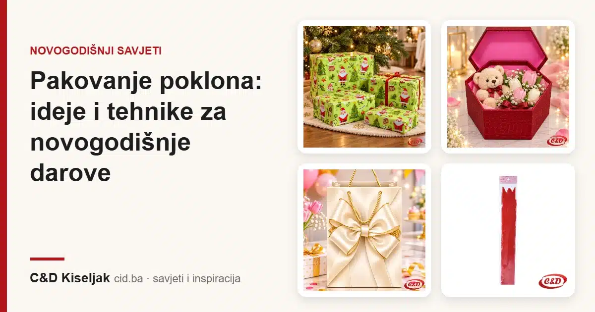 Pakovanje poklona: ideje i tehnike za novogodišnje darove